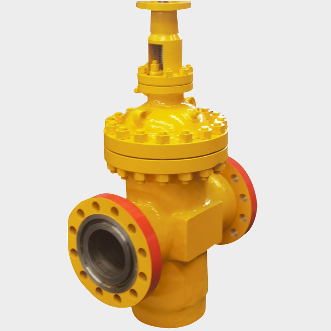 Flat gate valve